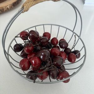 Decorative Faux Red Cherries